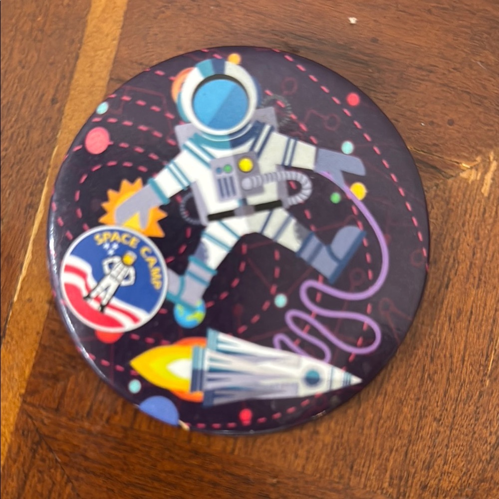 NASA Space Camp Astronaut pixel pin